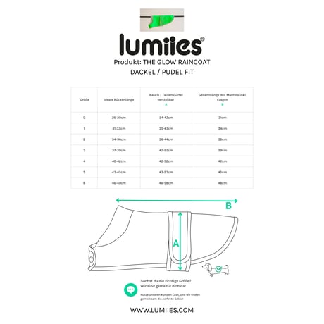 lumiies® THE GLOW Raincoat Oxford Orange