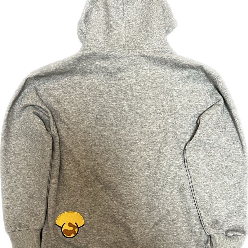 ポテくまくんジップパーカー【グレー】 | ピュアリーフポテくまくん