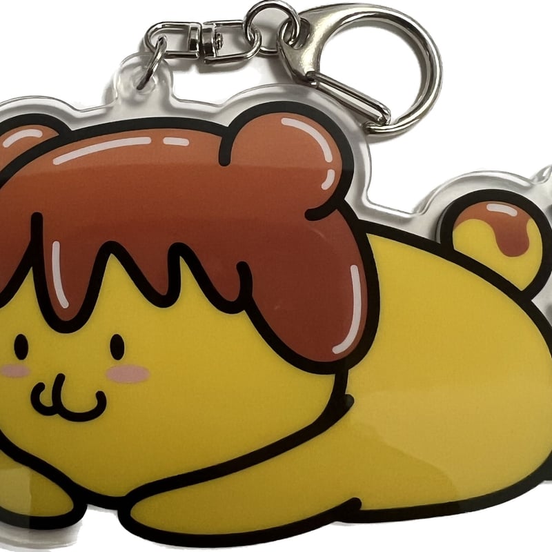 第二弾ポテくまくんアクリルキーホルダー【寝ころぶ】 | ピュアリーフ