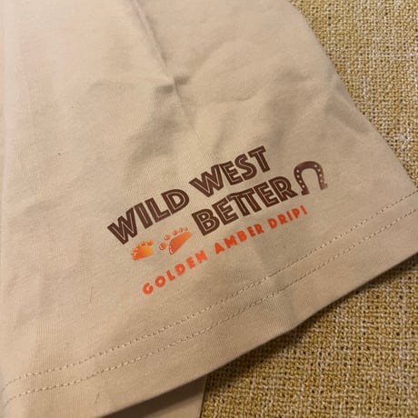 ポテくまくんぷめるちゃんTシャツ【茶】