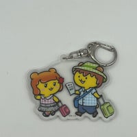 第三弾ポテくまくん・ぷめるちゃんアクリルキーホルダー（旅行ペア）