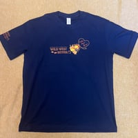 ポテくまくんぷめるちゃんTシャツ【紺】