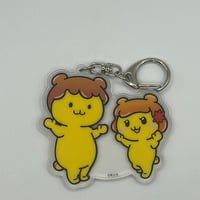 第三弾ポテくまくん・ぷめるちゃんアクリルキーホルダー（両手を振るペア）