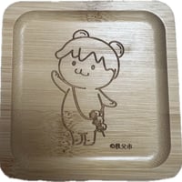 ポテくまくんコースター【右手を上げる】