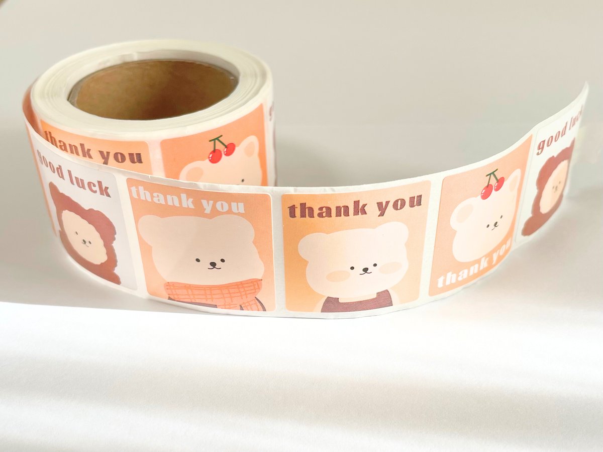 30%OFF /【1ロール=300枚】くまさんシール | Honey BEAR 30%OFF /【1ロール=300枚】くまさんシール | Honey BEAR
