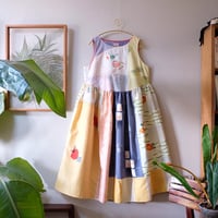 【オーダーアイテム】【紬のワンピース(袖なし)】鳩笛・秋篇