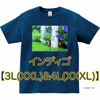 Tシャツ#51インディゴ【3L(XXL)サイズから4L(XXXL)サイズ】【2023】