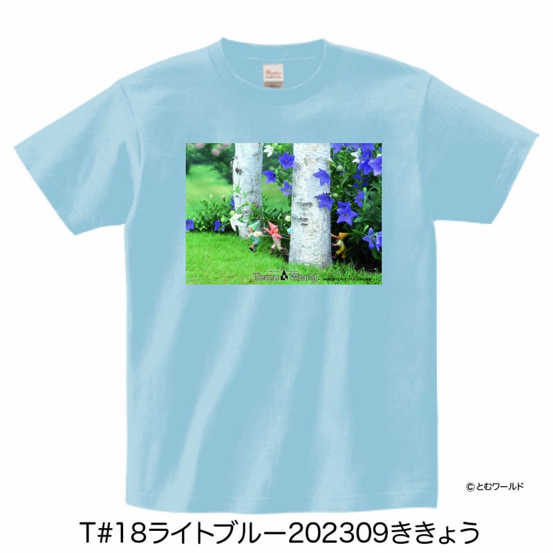 Tシャツ#18ライトブルー【Sサイズから2L(XL)サイズ】【2023】 | 【とむ
