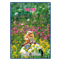B2ポスター[515x728mm]2026カレンダー（１枚物）￥3000