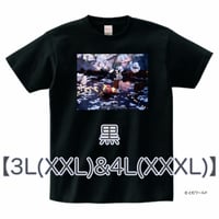 Tシャツ#09黒【3L(XXL)サイズから4L(XXXL)サイズ】【2023】