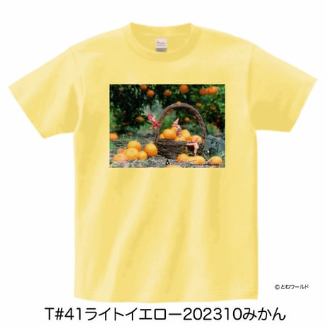 Tシャツ#41ライトイエロー【Sサイズから2L(XL)サイズ】【2023】