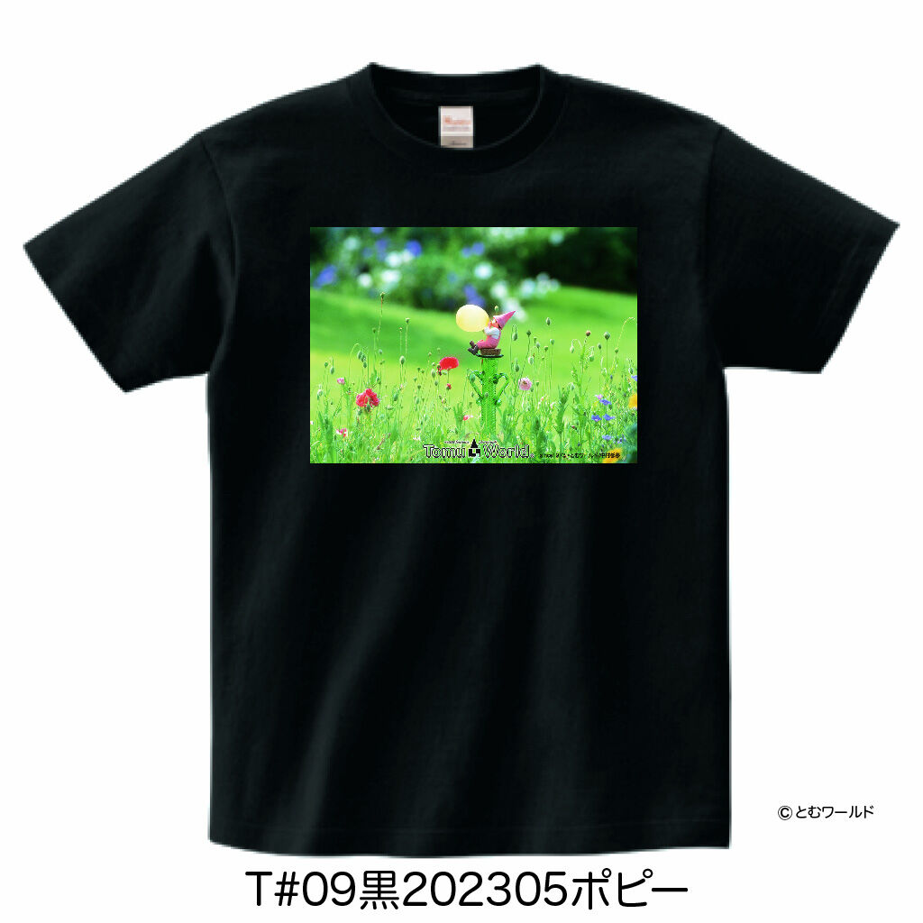 Tシャツ#09黒【3L(XXL)サイズから4L(XXXL)サイズ】【2023】 | 【とむ