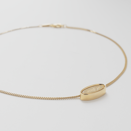 Emblem Necklace Narrow / 18kgp