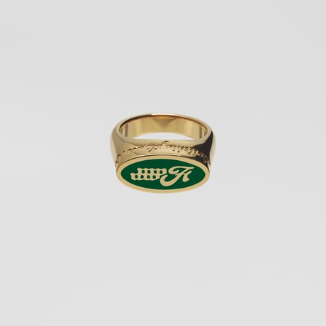 Emblem Ring Ⅱ (Green) /  18kgp