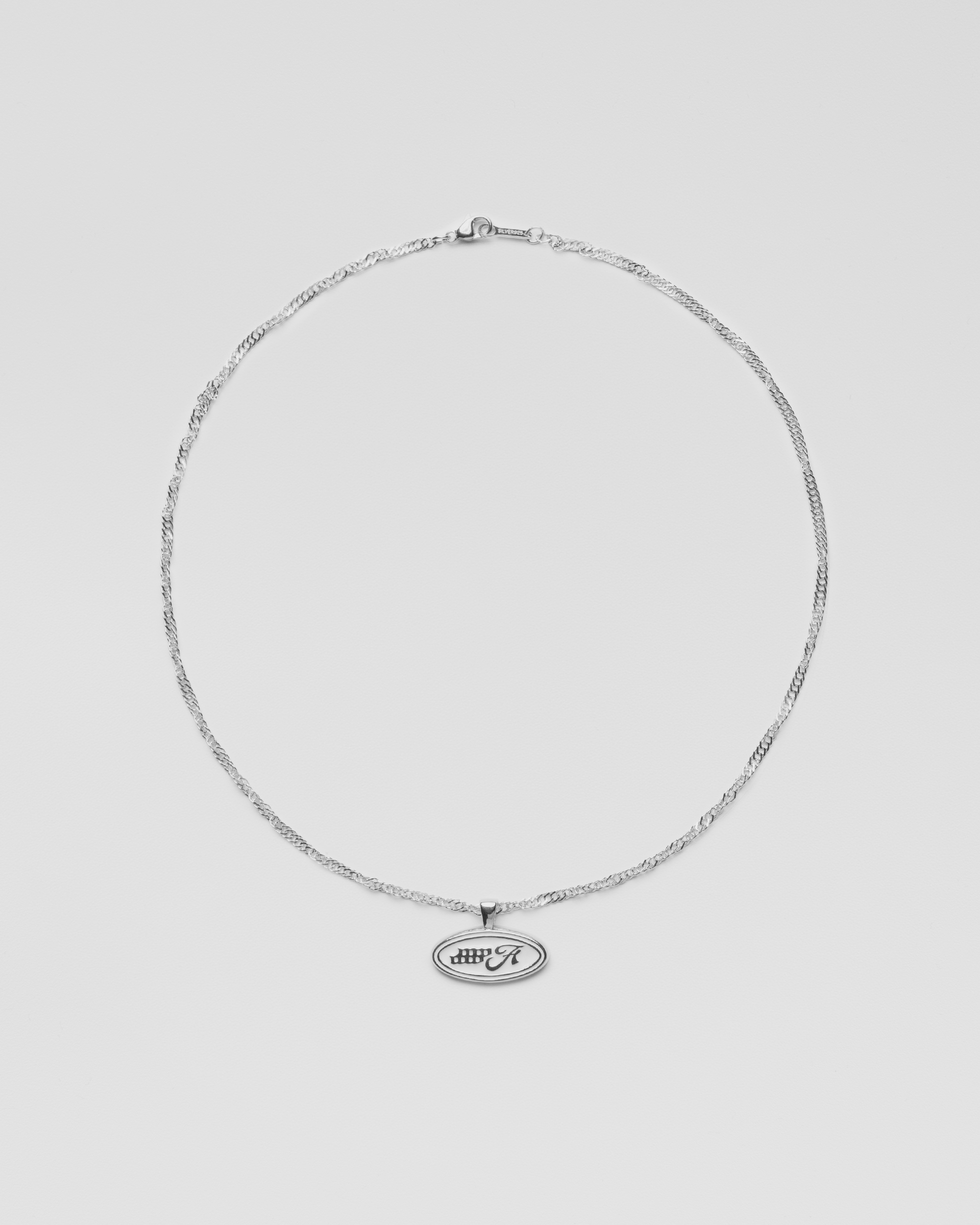 Emblem Necklace Ⅱ (White) | 4.W.A.JEWELRY SUPPLY.