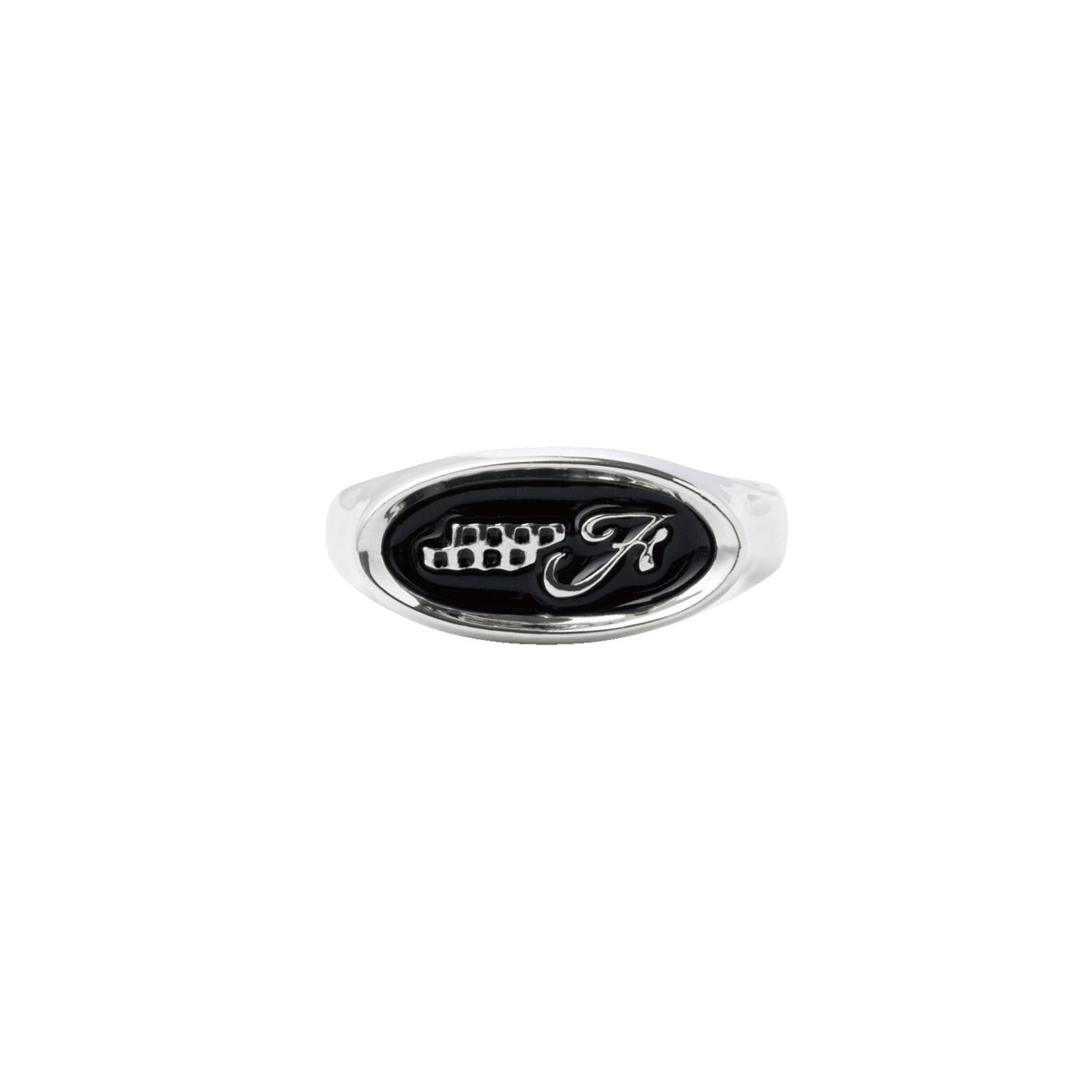 Emblem Ring (Black) | 4.W.A.JEWELRY SUPPLY.
