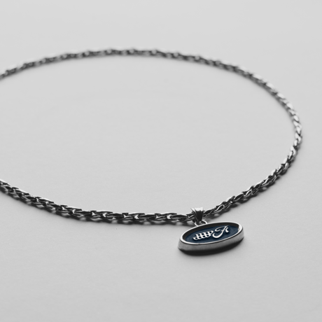 Emblem Necklace / (Navy)