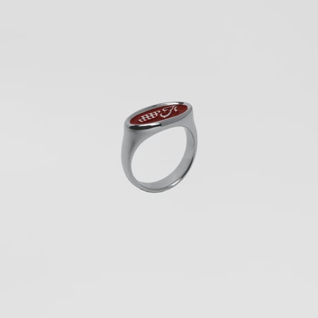 Emblem Ring (Burgundy)
