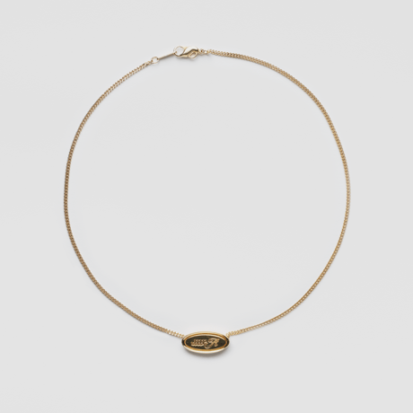Emblem Necklace Narrow / 18kgp