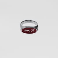 Emblem Ring (Burgundy)
