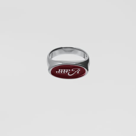 Emblem Ring (Burgundy)