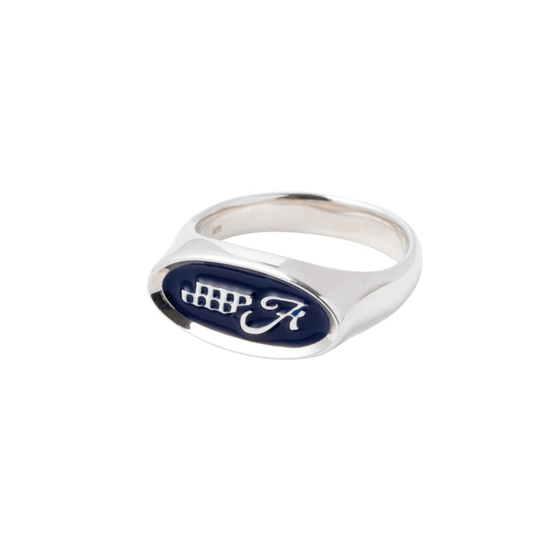 【最終値下げ】4.W.A. JEWELRY SUPPLY EMBLEM RING Emblem Ring (White) | 4.W.A.JEWELRY SUPPLY.