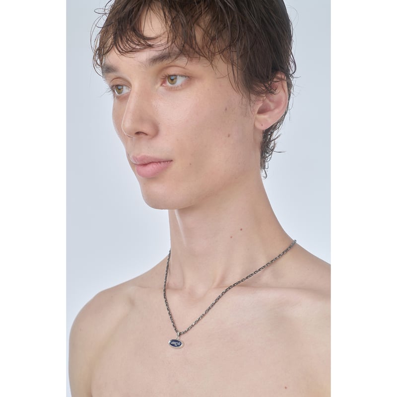 Emblem Necklace / (Navy) | 4.W.A.JEWELRY SUPPLY.