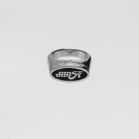 Emblem Ring Ⅱ (Black) / Silver925