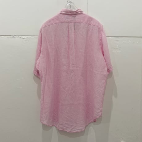 90s~ Ralph Lauren 100%LINEN shirt "pink"