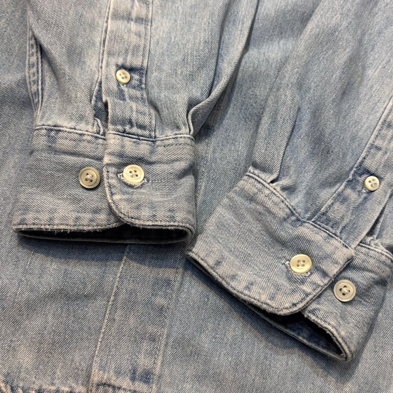 90s BANANA REPUBLIC denim shirt USA製 | Summer Step