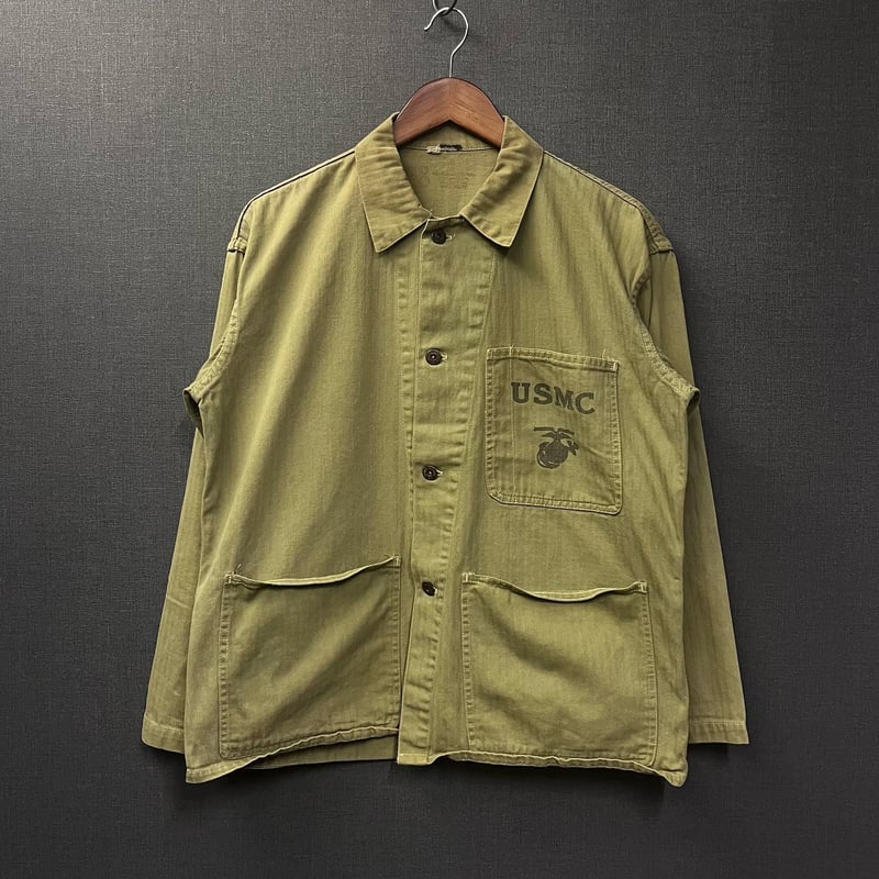 40s USMC P-41 HBT vintage JKT 40'S Vintage・WW-2】USMC P-41 HBT JACKET