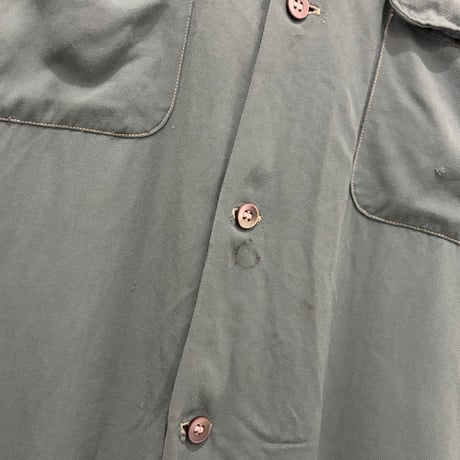 50-60s CASALOMA rayon shirt