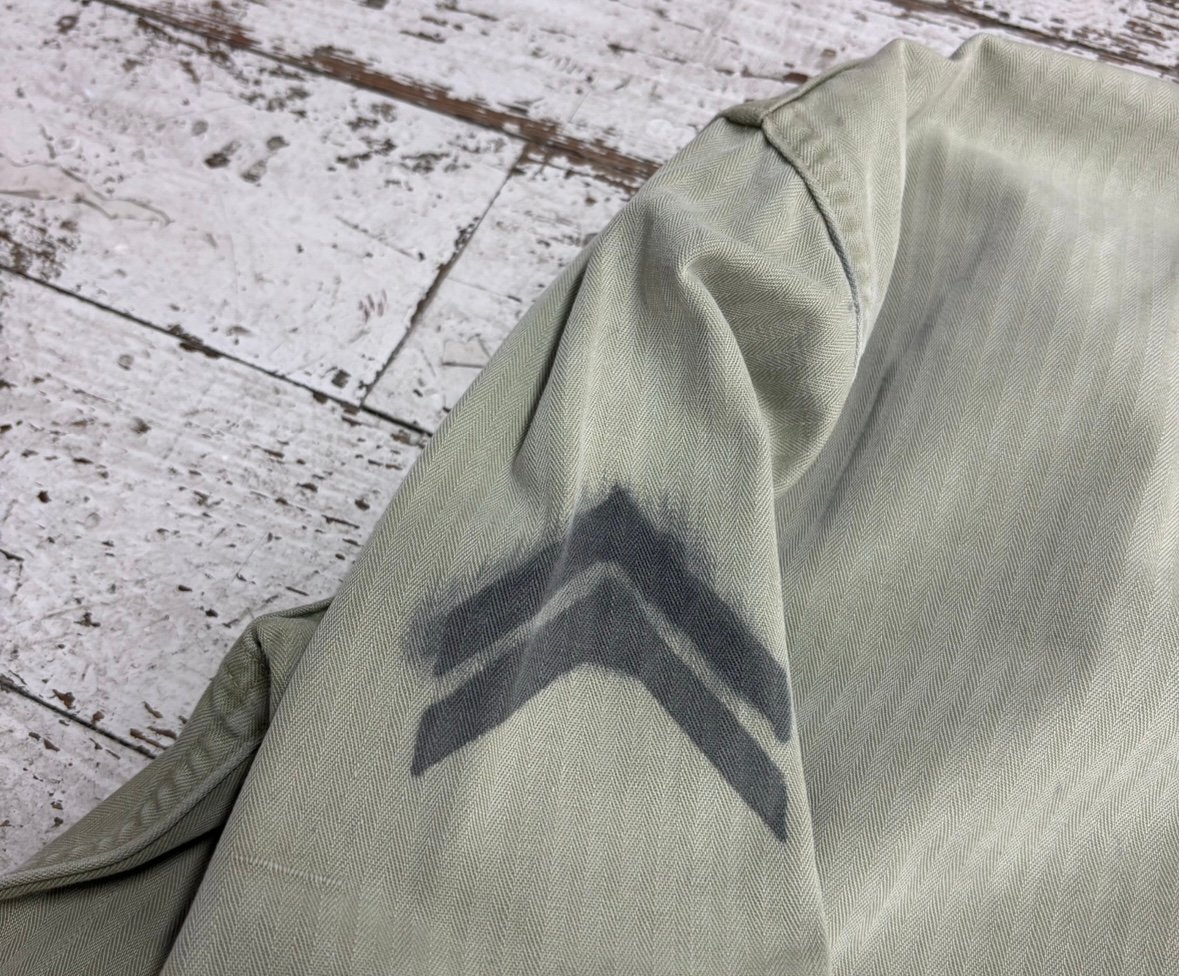 超激レア1940s WW2 USMC パラマリンジャケット　 P43 3rd 40's U.S.M.C. P44 HBT jacket マリンコープ ヘリンボーンツイル