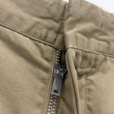 60s~ US ARMY chino pants GRIPPER ZHIPPER