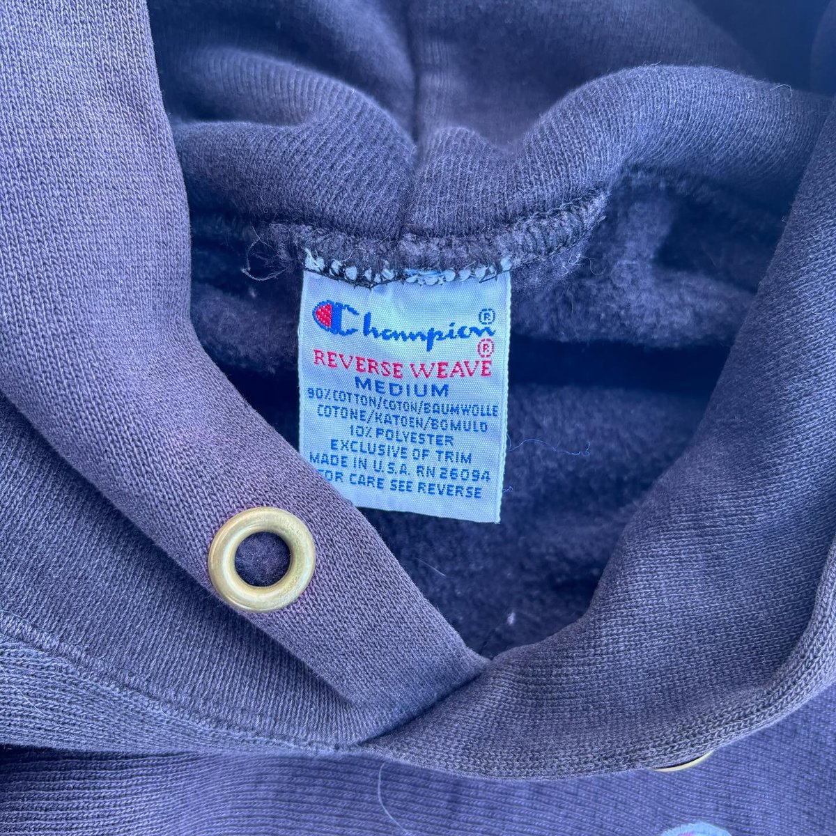 90s champion reverse weave フェード ブラック | Summer Step