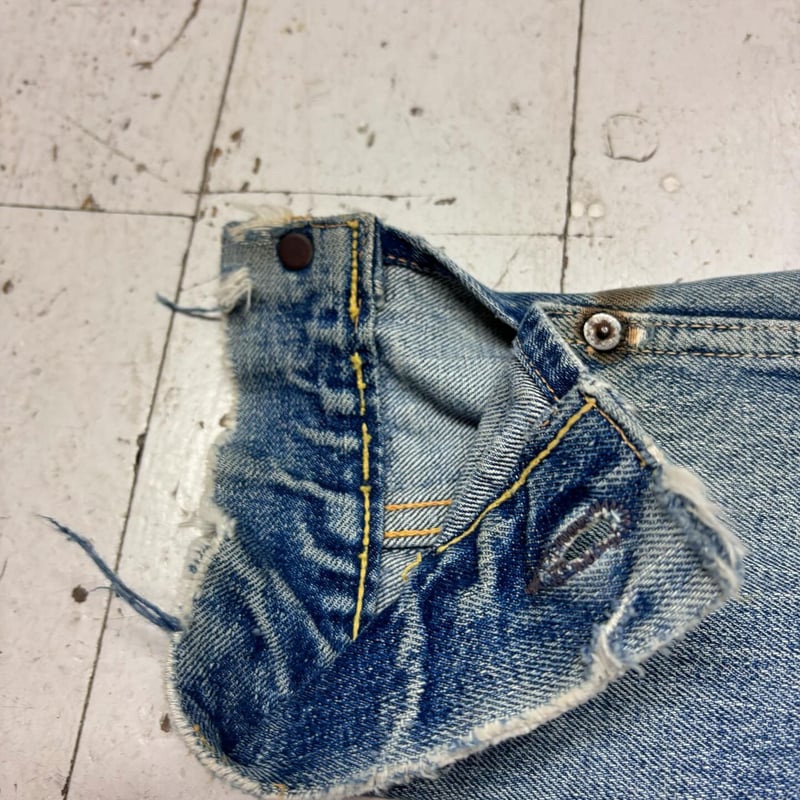 50's Levi's 507XX セカンド 紙パッチ ハギ 42or44 Levi's リーバイス 50s 507XX 2nd 革パッチ 前期型 両面タブ BIG