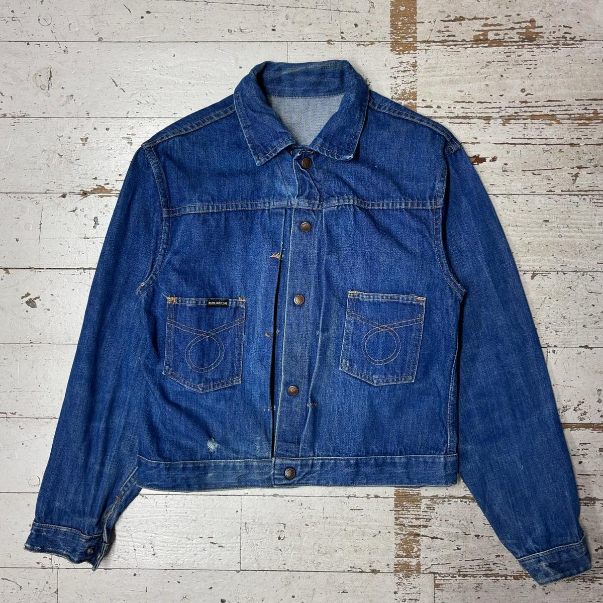 【60s' Burlington】デニムジャケット 2nd fit=scale-down,w=1200