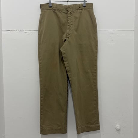60s~ US ARMY chino pants GRIPPER ZHIPPER