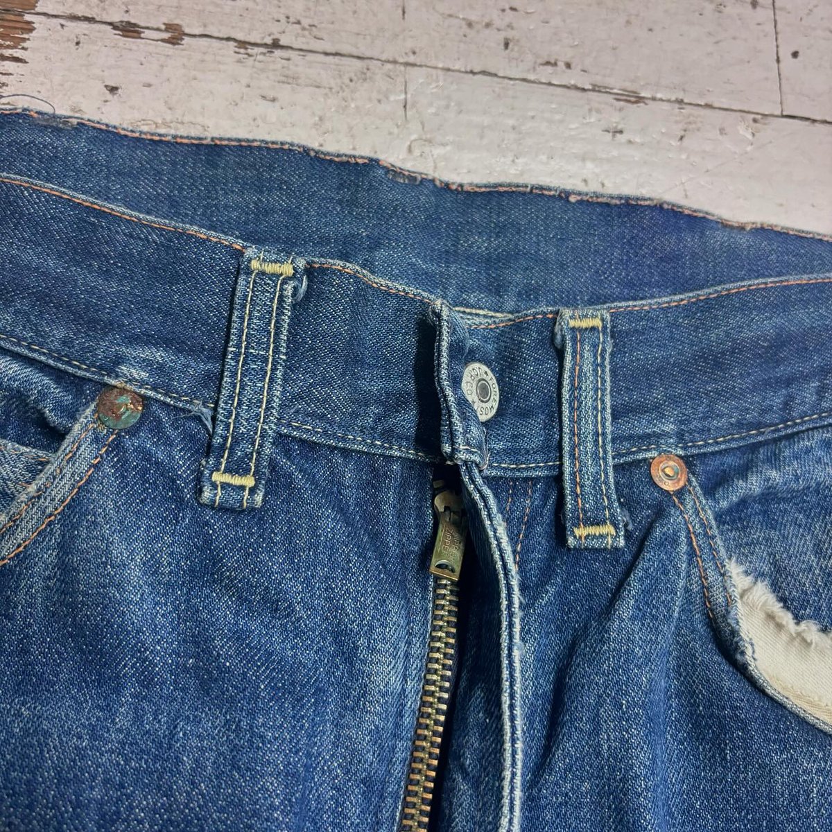 60s foremost denim pants 片耳 | Summer Step
