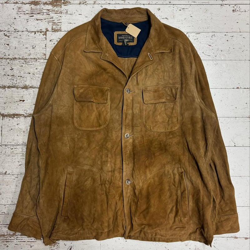 90s BANANA REPUBLIC suede jacket | Summer Step