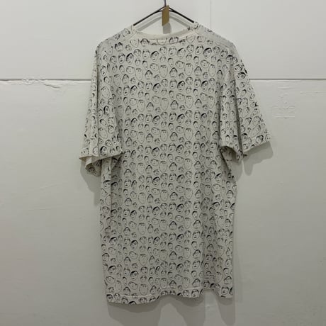 90s ken brown "Faces" art t-shirt