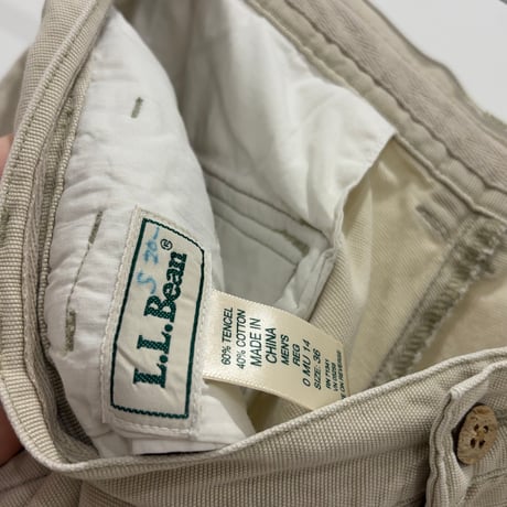 00s L.L.Bean chino slacks