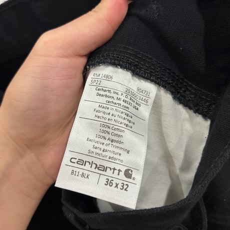 Carhartt pants "dead stock"  black