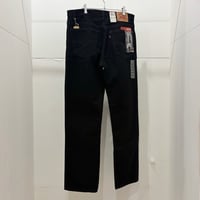 00s Levis 505 denim pants "dead stock" made in usa 後染めブラック