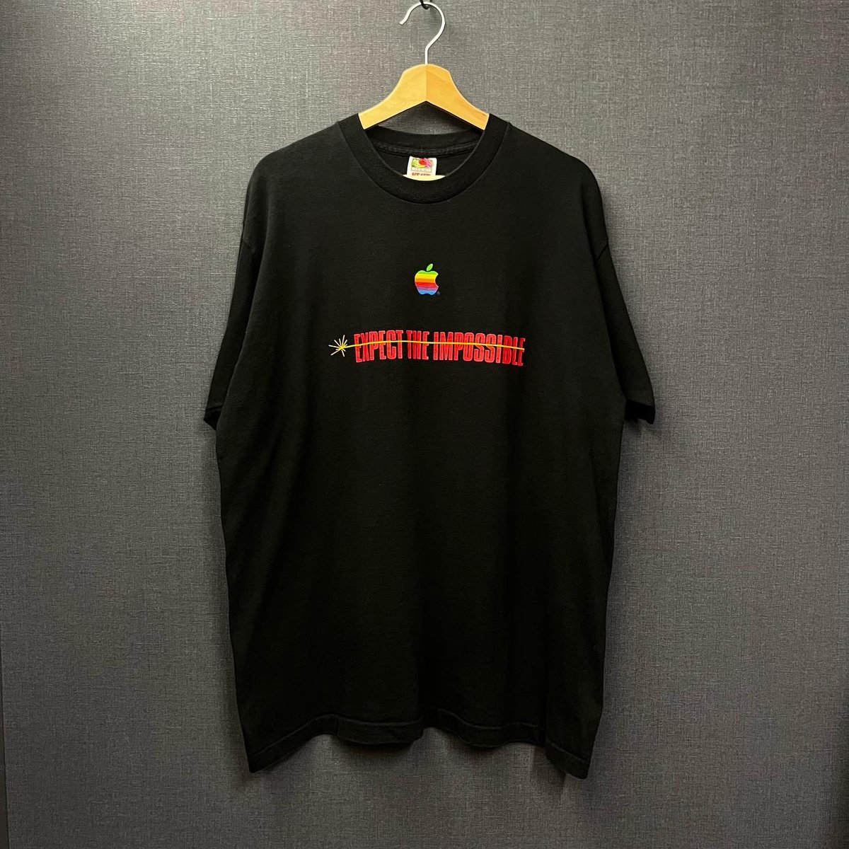 レア 90s Apple プロモ 企業 ロンT 長袖 Tシャツ 映画 ムービー レア 90s Apple プロモ 企業 ロンT 長袖 Tシャツ 映画 ムービー