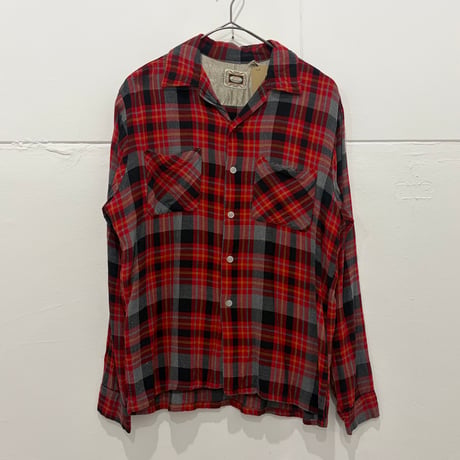 60s~ V.I.P rayon shirt