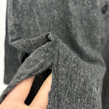 50s FIVE BROTHER black chambray shirt