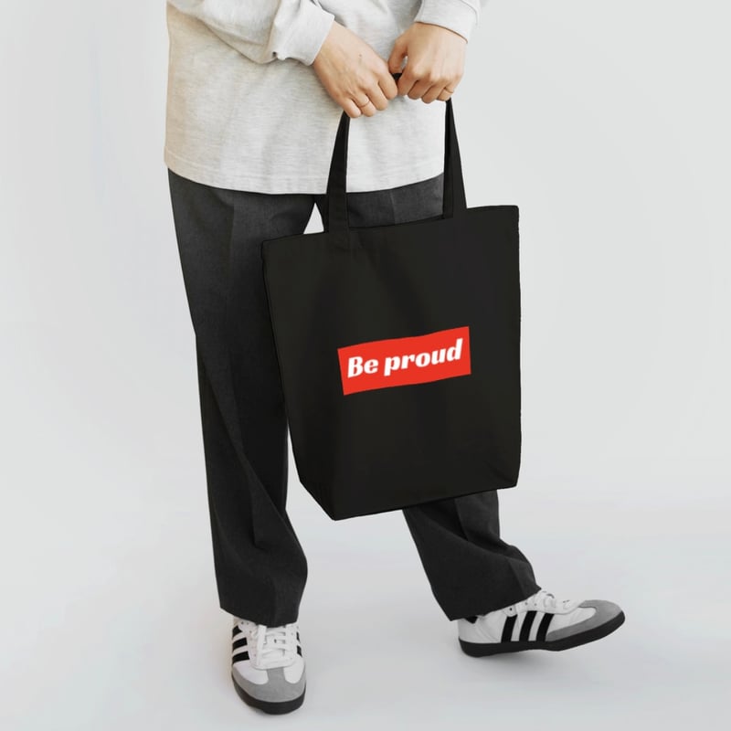Be proud赤ロゴトートバッグ | Be proud