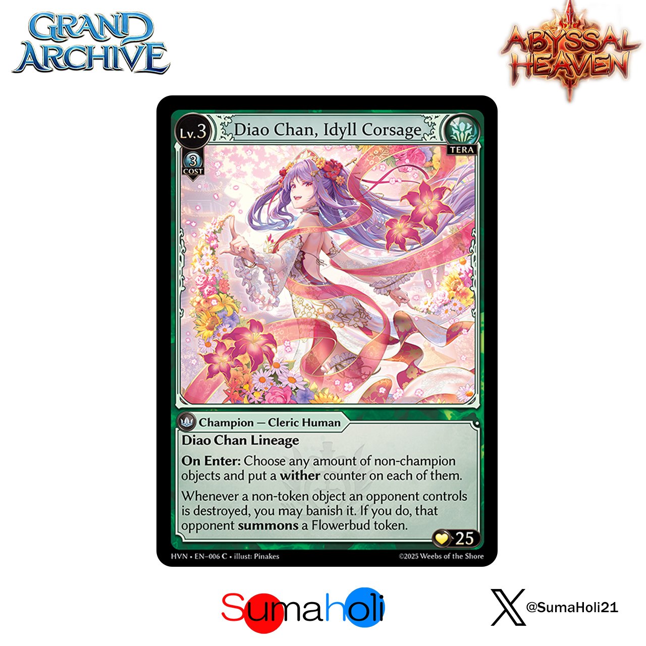 Grand ArchiveTCG『Diao Chan, Idyll Corsage』Abyss