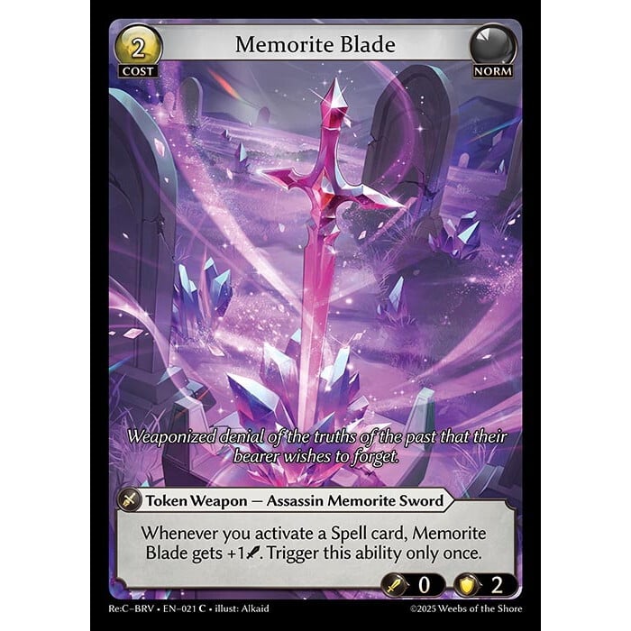 状態A】Grand ArchiveTCG『Memorite Blade』Phantom Mo